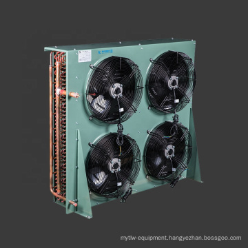 Mini Air Cooled r134a Condenser refrigerant condenser Fitted And Copper Tube industrial condenser price for cold storage room